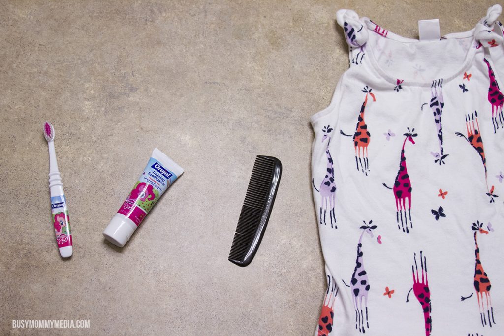 Visual morning routine for toddlers