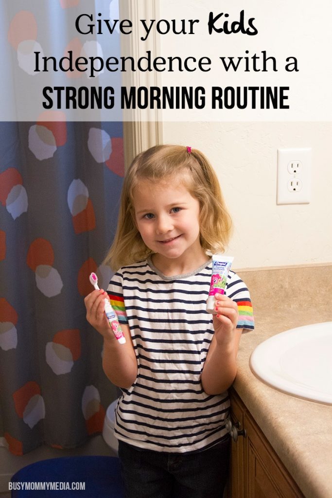 Mornings around here are a bit crazy.  By the time we get everyone up, dressed, fed, off to school, and are ready to start the day . . . I'm already exhausted.  With 6 kids, I've learned that the only way to get everything done is to teach independence early and make sure my kids have the tools they need to be successful.  For us, that means having an awesome morning routine.