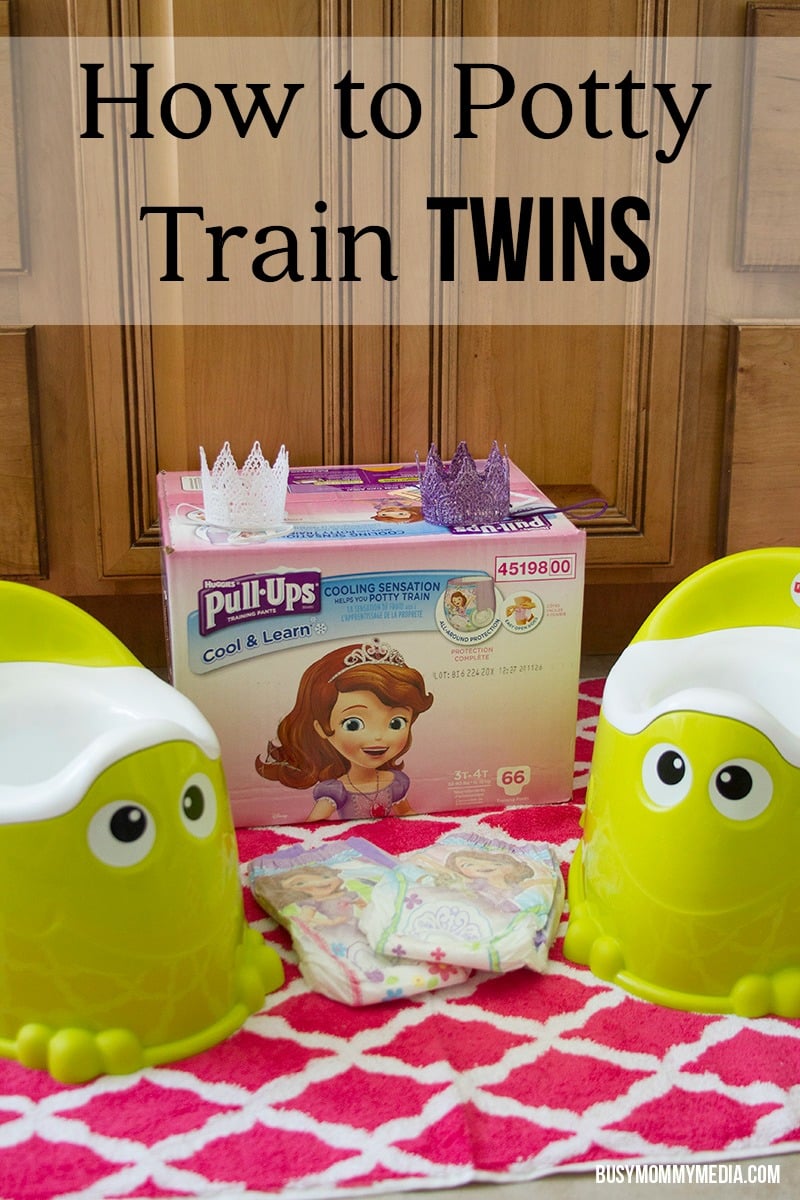 How to Potty Train Twins