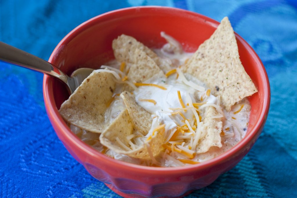 white taco soup