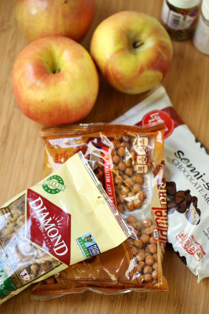 Sliced Caramel Apple Pop Ingredients