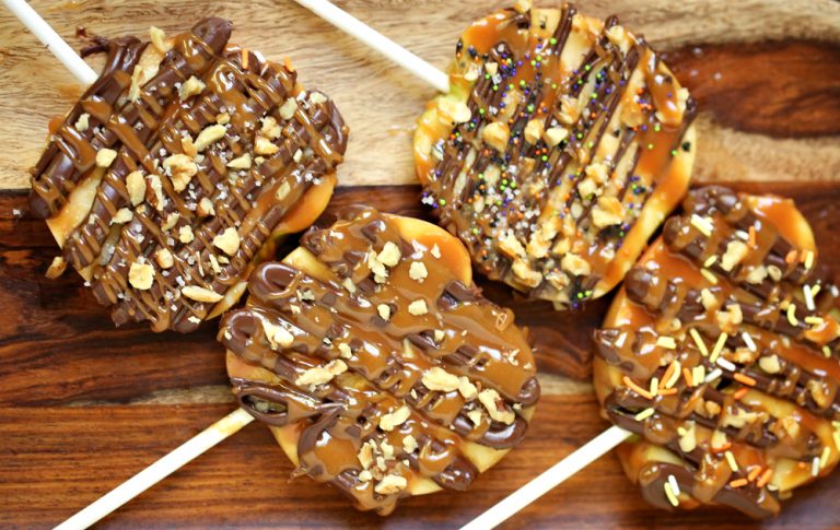 Caramel Apple Slices