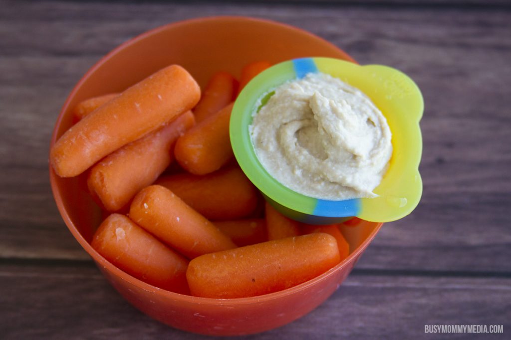 Carrots and hummus