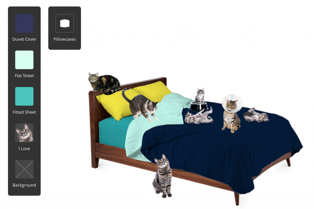 Customized Bedface bed set