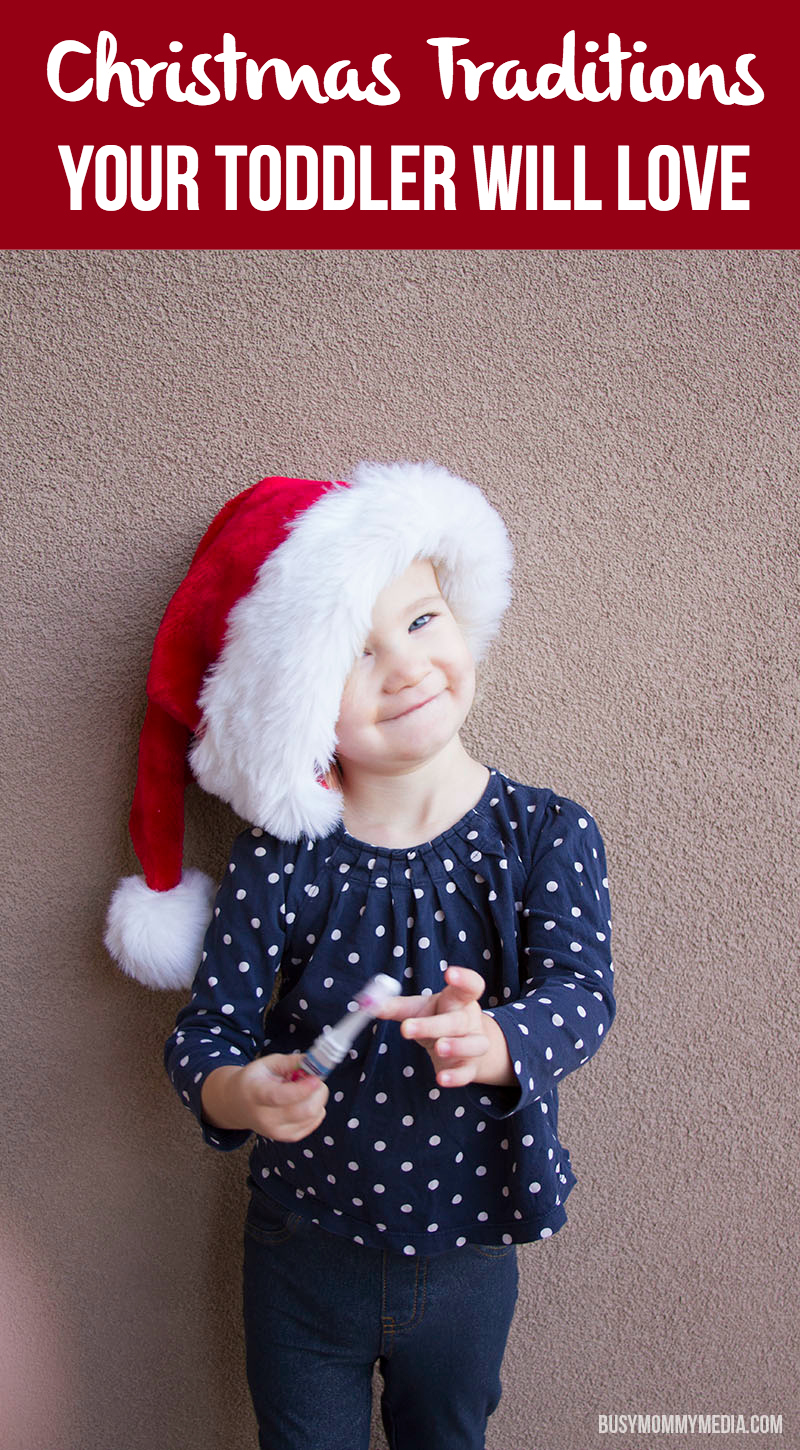 Thanks to Orajel for sponsoring this post. We make a big deal out of celebrating a baby's first Christmas, but I really feel like the first toddler Christmas is the big milestone. For the first time toddlers are really excited about being a part of the festivities and they really get into each tradition. Christmas Traditions your Toddler will Love My toddlers are 2 this year and Christmas feels brand new to them. If you want to focus on holiday traditions that are perfect for your toddler (or toddlers, in my case), we have some ideas for you. Most of these are perfect for older kids too so you can carry on the traditions as your kids grow or include older siblings. Wrap Christmas book for each day of December. Opening presents is always fun, especially for toddlers who have recently discovered how the gig works. My family has a collection of holiday books we keep under the tree during the holiday season. Make things even more excited by wrapping your holiday books and opening one "gift" each day of December. holiday countdown with books This makes a really fun countdown and your toddler will look forward to this each day. Read the book together throughout the day or as a bedtime story. You'll both love this holiday tradition! Pull out kid-friendly nativity sets. One tradition my older kids have loved that we are now enjoying with my twin toddlers is playing with kid-friendly nativity sets. We have several that are completely kid-proof so my kids can play with them all they want. toddler nativity set We put a few under the tree early in the season so my kids get plenty of opportunities to play with them. We'll often use them as props to tell the Christmas story. My toddlers love how interactive it makes the holidays for them and I love that we can spend time together without worrying about the toddlers breaking anything. Drive around and look at Christmas lights. I love seeing how creative people get with their holiday decorations and my kids always love seeing the lights. We make it a family tradition to drive around our community and see who has a great Christmas display. My toddlers bring their blankies and usually fall asleep in the car but they love watching the lights until they get too tired. Bake cookies for neighbors. I try and use any opportunity I can to teach my kids to serve others and the holidays is the perfect time to do that. Include fun treats in your Christmas Stockings. Christmas stockings are definitely not a tradition unique to my family but it is still one of our favorites. We have a rule that everyone opens their stocking first on Christmas morning. We take turns going through our stockings and we have the toddlers go last so they can get a feel for what is going on before they dive into their own stockings. We always include a few things the kids need in their stockings, so every year the kids get a toothbrush. For my toddlers, I love the Baby Orajel™ tooth and gum cleanser sets. They have some of my kids' favorite characters. This year, they'll be finding the My Little Pony sets in their stockings. Orajel toddler toothbrush Making a big deal out of receiving a new toothbrush really helps toddlers get excited about brushing. In previous years when my older kids were toddlers, they would often drop everything and ask to brush their teeth as soon as they discovered they got a new toothbrush. Have a toddler-friendly Christmas tree. Let's face it, Christmas trees are not overly toddler-friendly. They are covered in breakable things and top-heavy. Not a good combo for toddlers. Toddlers love being involved in decorating the tree though and it is an important holiday tradition in most homes. There's a few solutions to that. toddler Christmas traditions Have a smaller toddler-friendly tree. You can find very small trees that you can let your toddler completely decorate on their own. I haver a countertop tree I've used for years but you can also find slightly larger trees that you can stand on the ground that are just your toddler's size. Use sturdy tree decorations. We have a lot of cute, but very breakable Christmas ornaments. Those don't work well with toddlers. Save the extra breakable ornaments for another year and look for shatterproof ornaments, fabric ornaments, or make some homemade ones with your toddlers. Don't forget the most important tradition of all . . . With all the sweets during the holiday season, good dental hygiene is more important than ever, especially for toddlers who are working at developing good brushing habits. dental hygiene for the holidays Work dental hygiene into your holiday traditions. We always recommend singing a song while your toddler brushes (or you brush for them) to make sure you get enough brushing time in. During the month of December, we swap out the alphabet song for Jingle Bells. My toddlers love it and it adds a fun, festive element to our dental routine. You'll appreciate your toddlers having clean and healthy smiles when it comes time to take photos for your Christmas cards! What holiday traditions do your toddlers love?