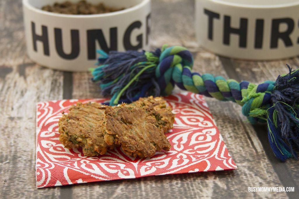 homemade peanut butter and banana dog treats