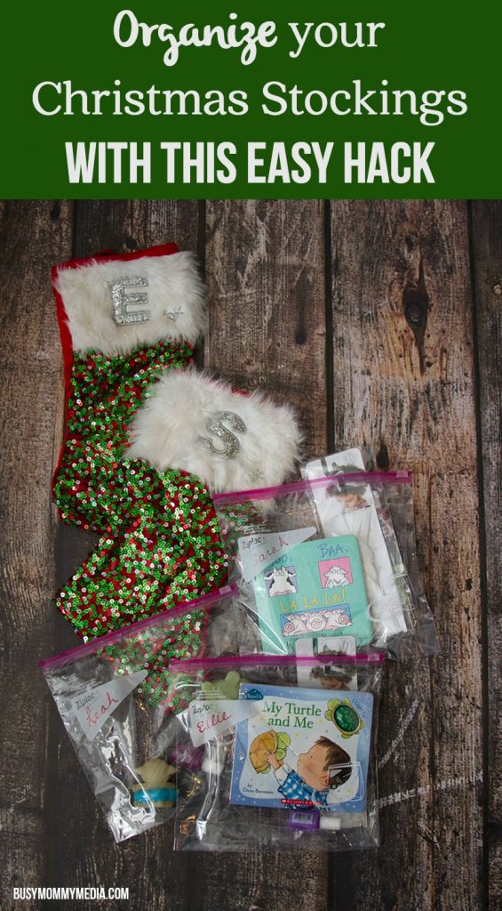 Organize your Christmas Stockings with This Easy Hack