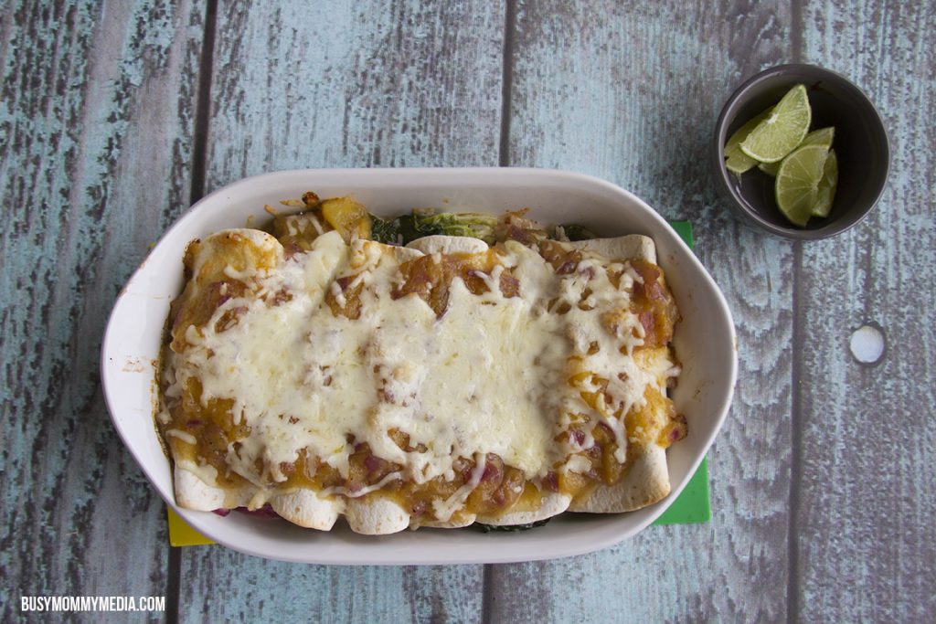 cabbage enchiladas from Blue Apron