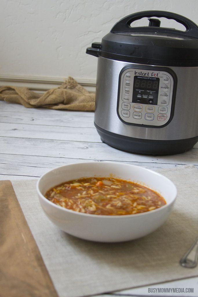 Hamburger Orzo Soup