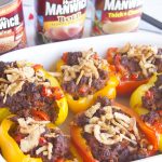 Sloppy Joe Stuffed Peppers