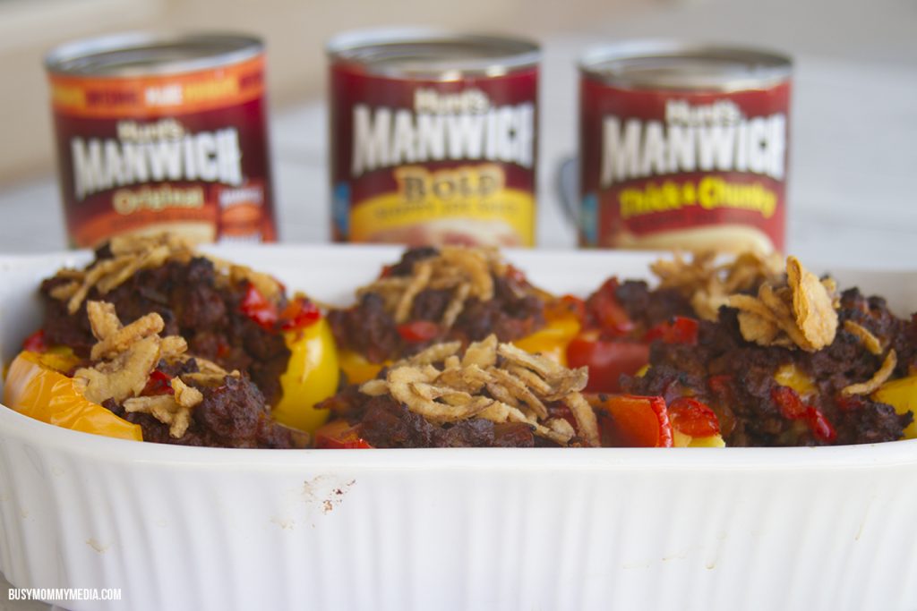 Sloppy Joe Stuffed Peppers 