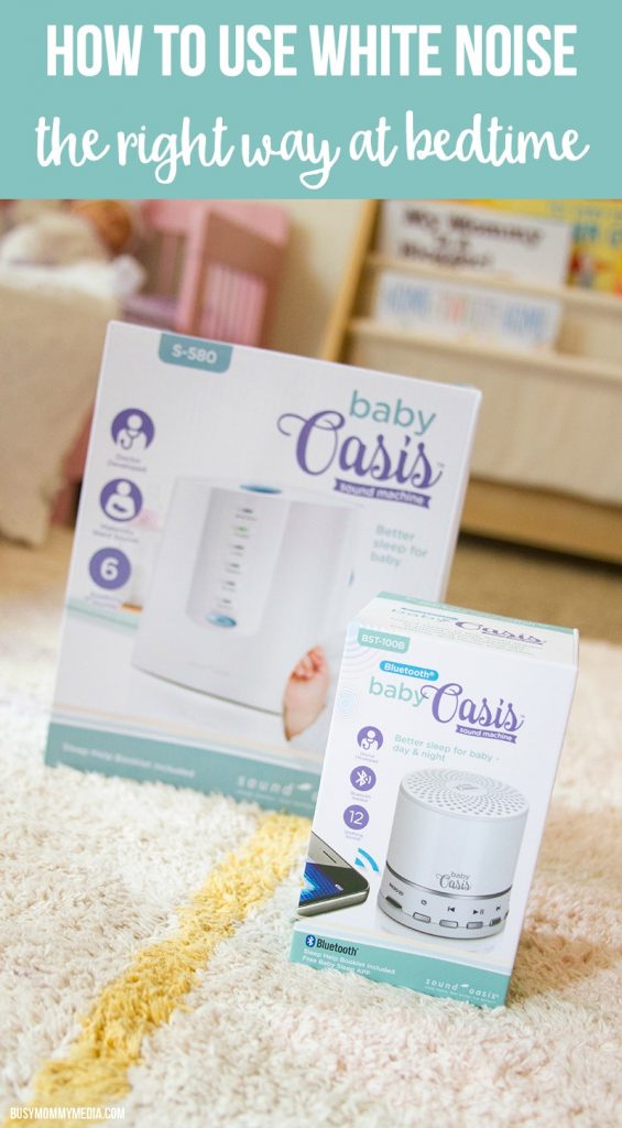 How to Use White Noise the right way at bedtime | Great tips for parents to get your baby or toddler to sleep!
