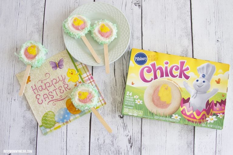 Easter Chick Cookie Pops Recipe (with VIDEO)
