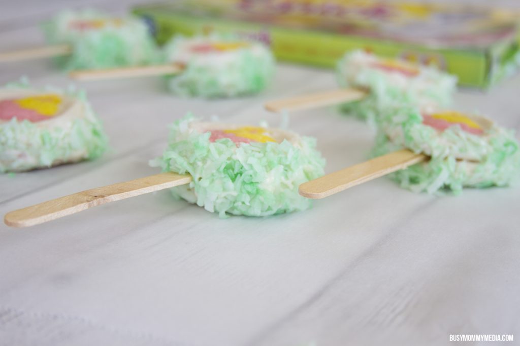 Easter cookie pops