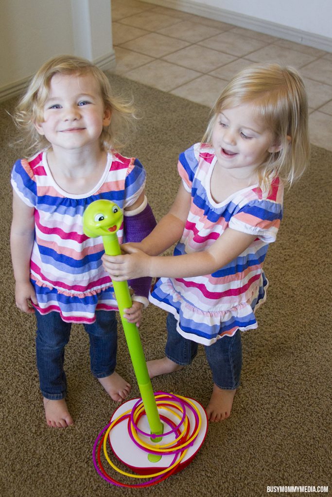 Wobbly Worm game from Spinmaster