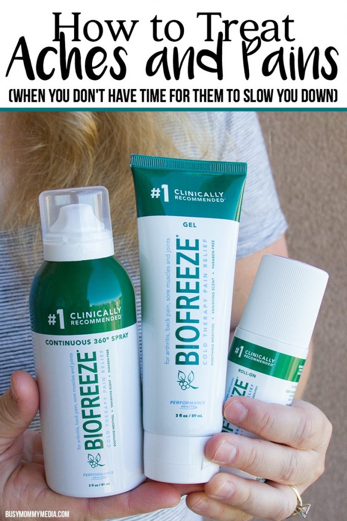 How to Treat Aches and Pains (when you don't have time for them to slow you down)