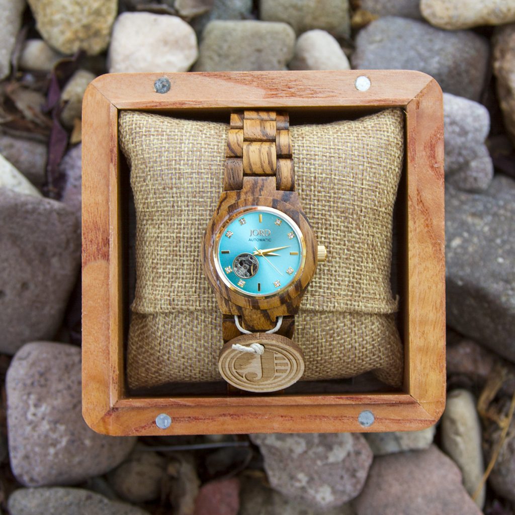 Jord Wood Watch | Zebrawood Cora Watch