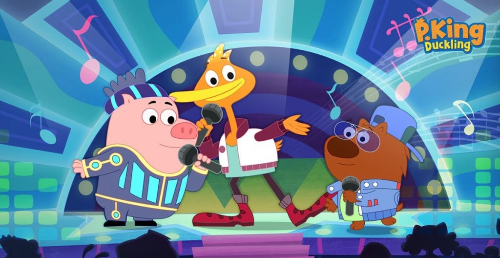 P. King Duckling show on Disney Junior