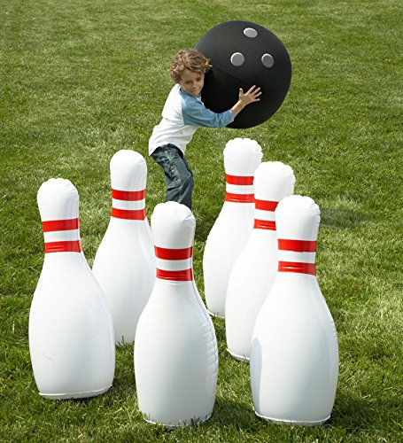 Inflatable lawn bowling