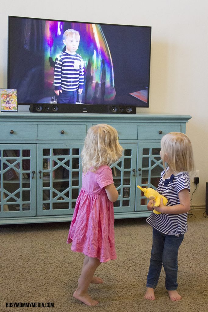 watching Teletubbies