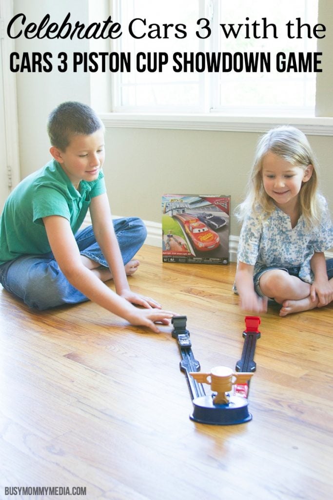 Celebrate Cars 3 with the Cars 3 Piston Cup Showdown Game