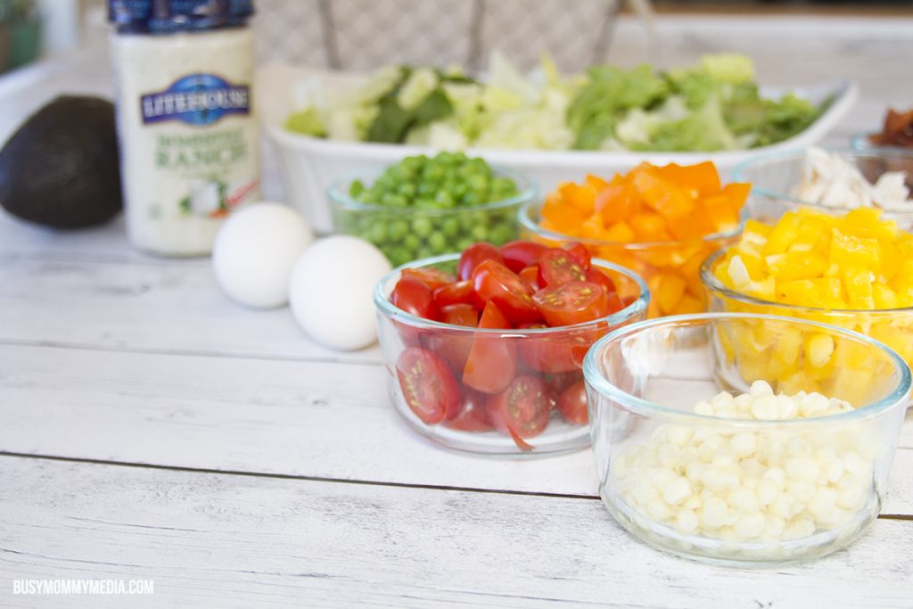 Summer Cobb Salad INgredients
