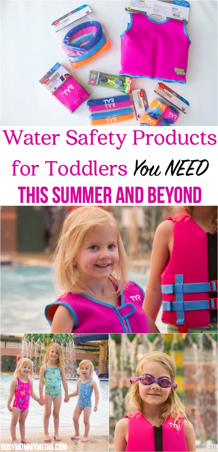 Water Safety Products for Toddlers you NEED this Summer | If you have a toddler who is learning to swim (or doesn't know how to swim) you NEED these tips. This post comes from a mom who almost lost her daughter to a near-drowning accident. 