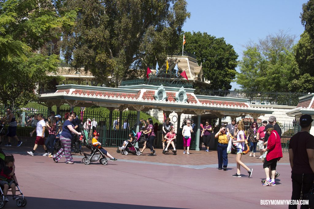 Disneyland front gate