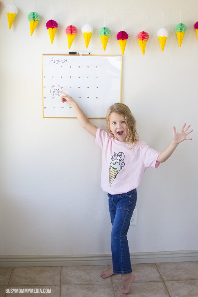 ice cream themed back to school 