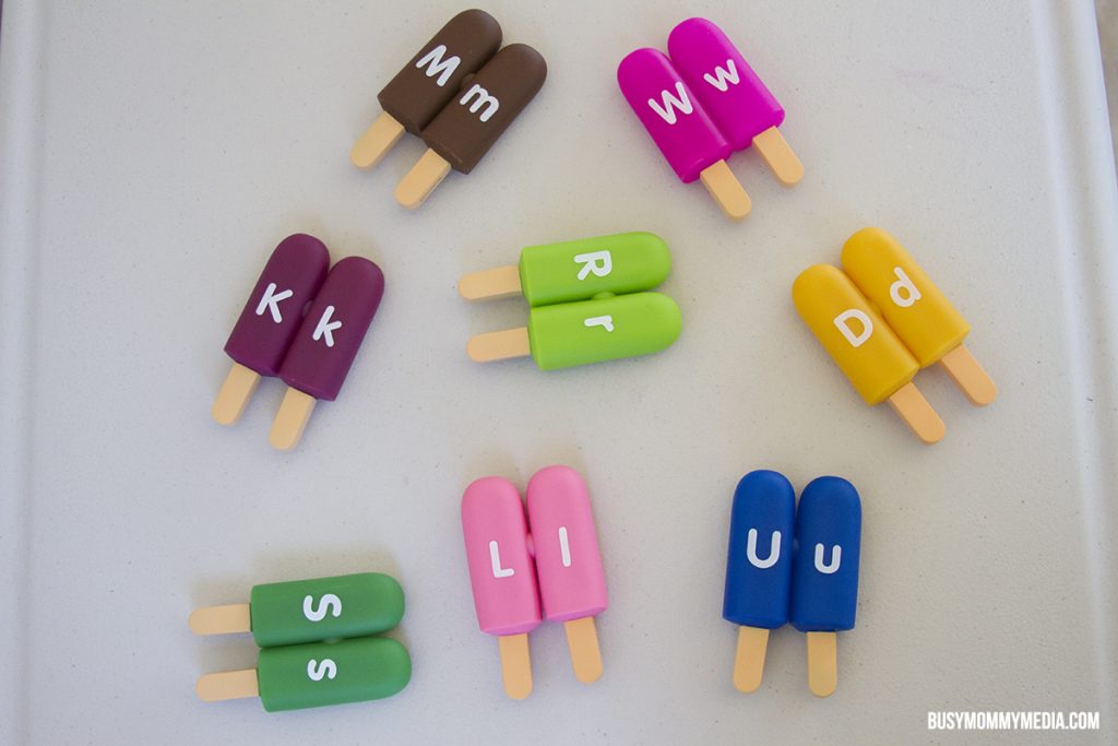 ice cream alphabet toy