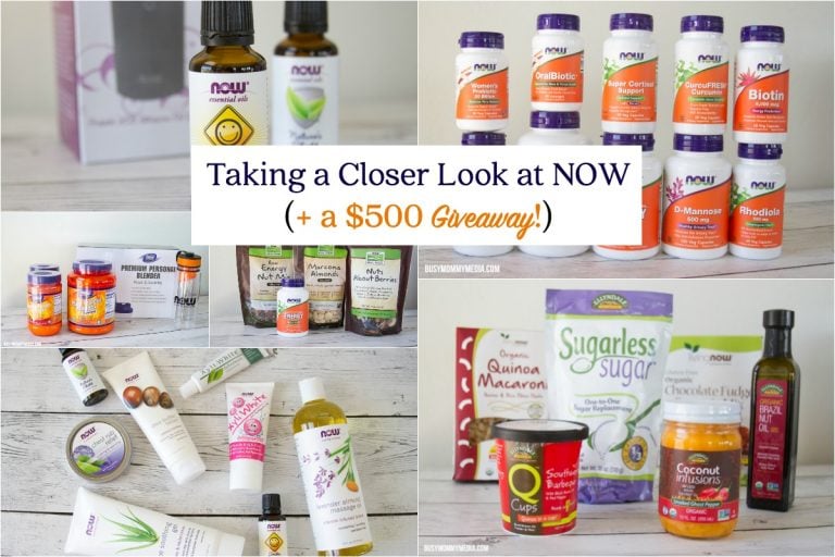 Enter to win a $500 giveaway from NOW Foods