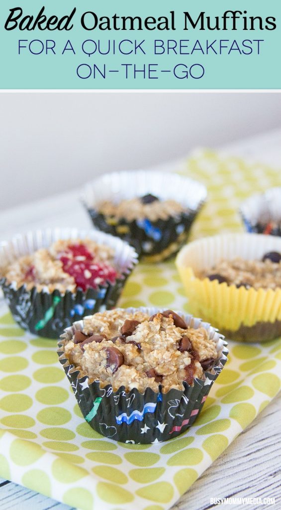 Baked Oatmeal Muffins - This easy make-ahead breakfast is the perfect solution for busy mornings. 