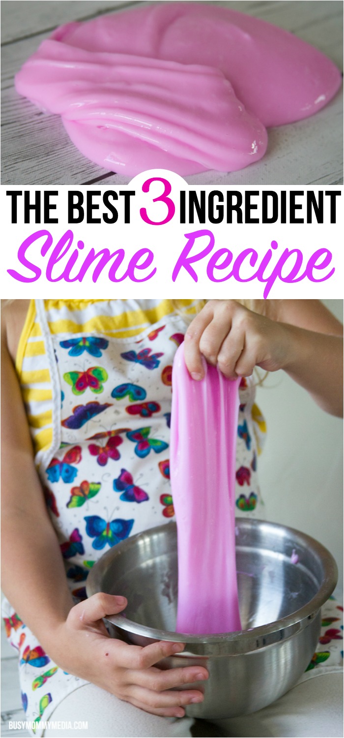 The Best 3-Ingredient Slime Recipe
