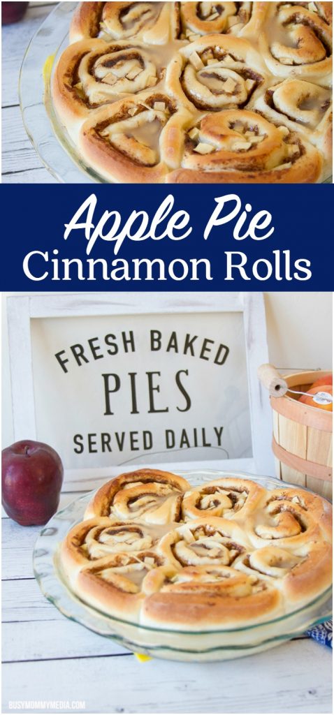 Apple Pie Cinnamon Roll | This is the ultimate fall treat!