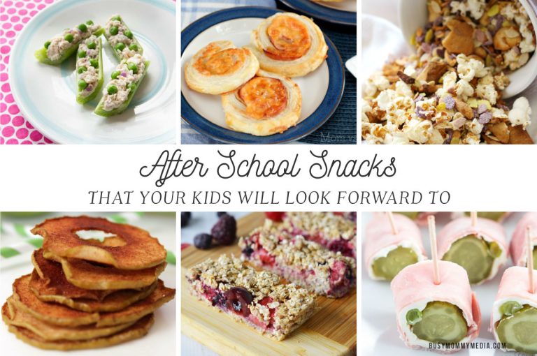 After School Snacks that your kids will look forward to