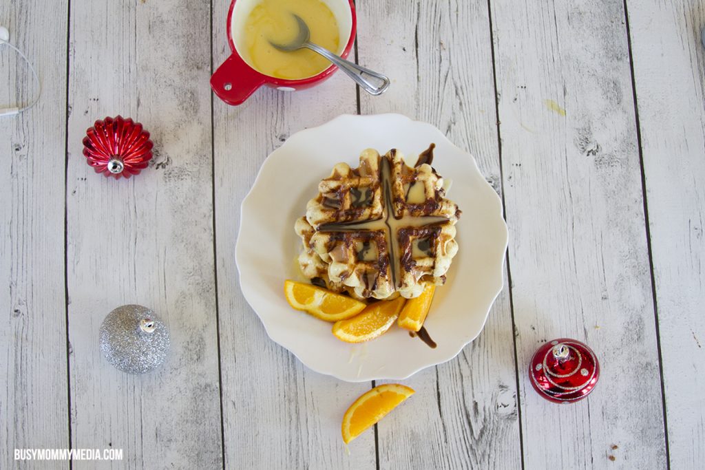 Cinnamon Roll Waffles