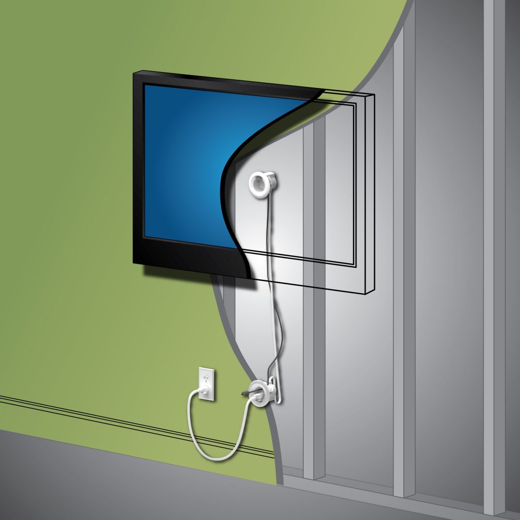Legrand in wall power kit