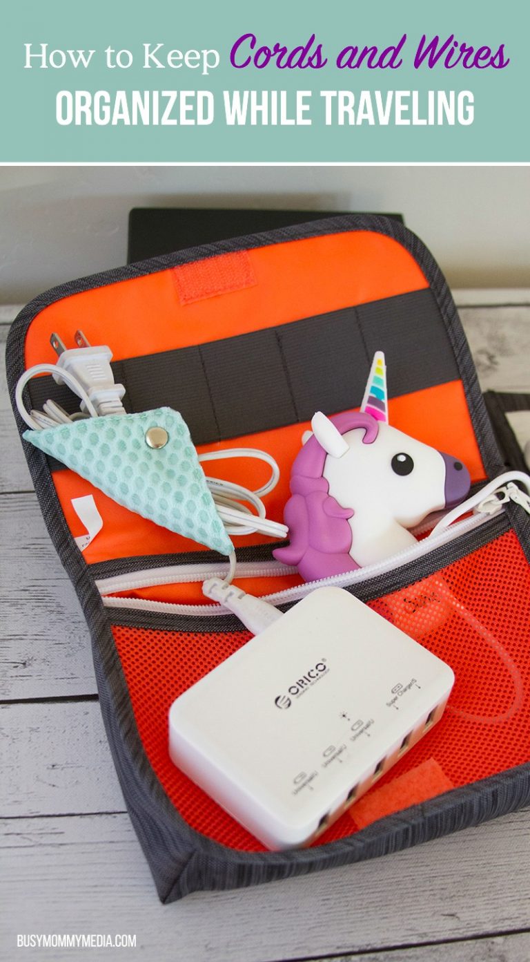 How to Keep Cords and Wires Organized While Traveling
