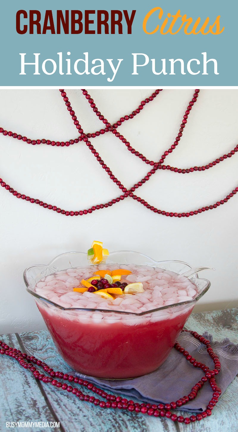 Cranberry Citrus Holiday Punch