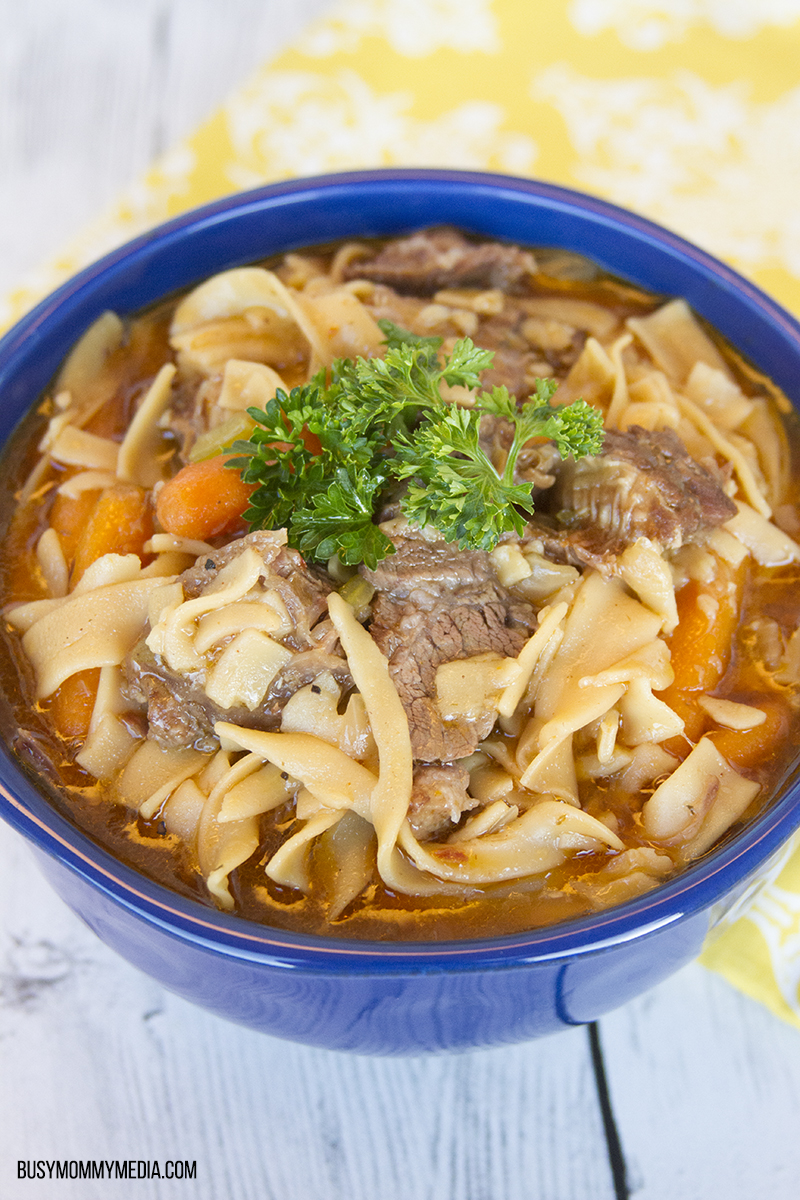 Stock the Crock - Beef Noodle Soup