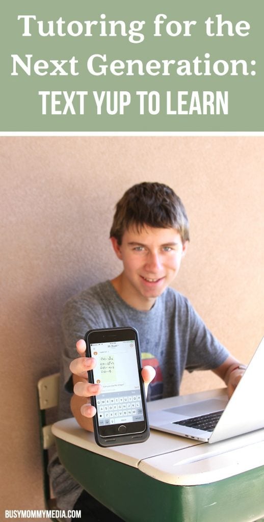 Tutoring for the Next Generation: Text Yup to Learn