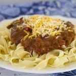 Cheesy Chili Noodles