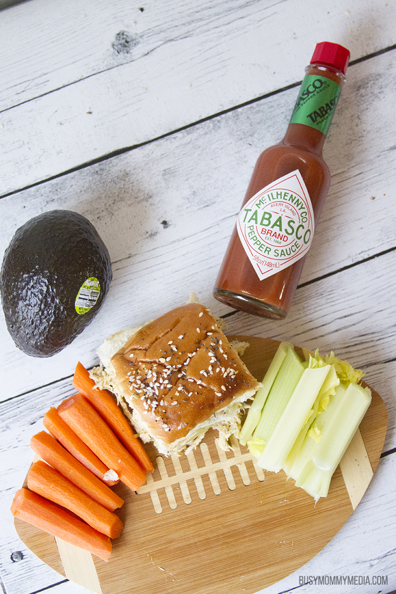 Spicy Ranch Chicken Sliders with Avocado for the Big Game