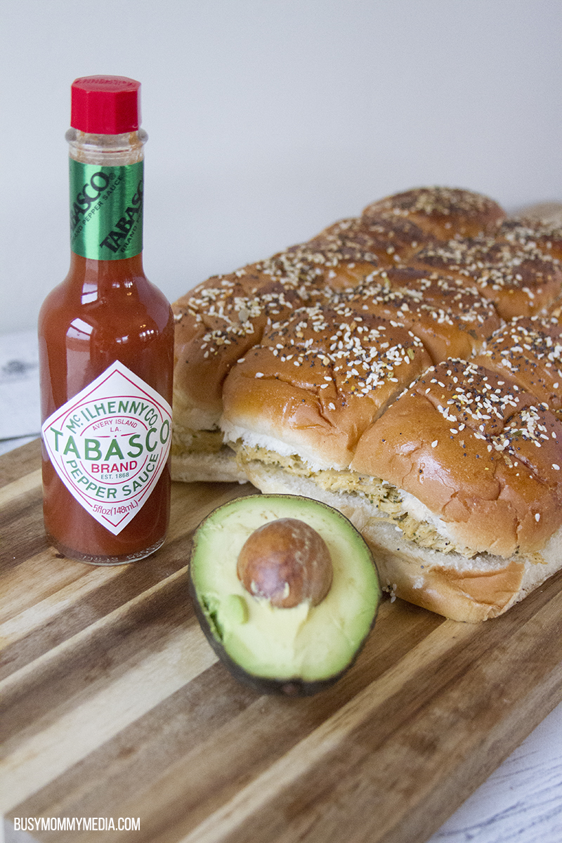 Spicy Ranch Chicken Sliders with Avocado for the Big Game