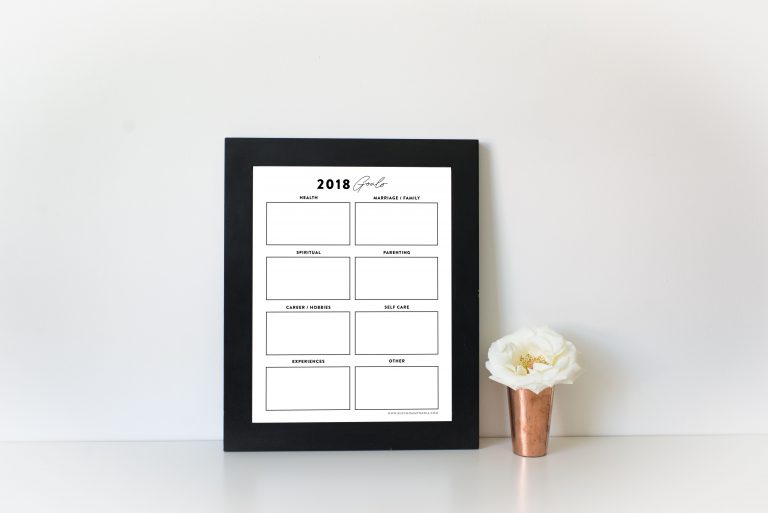 printable goal setting worksheet