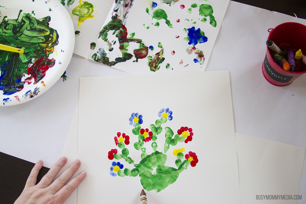Handprint Cactus art for kids
