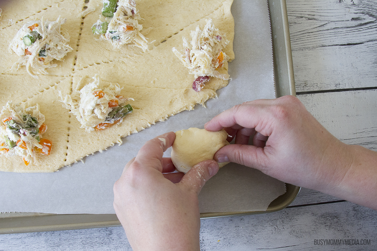 Chicken Asparagus Crescent Rolls