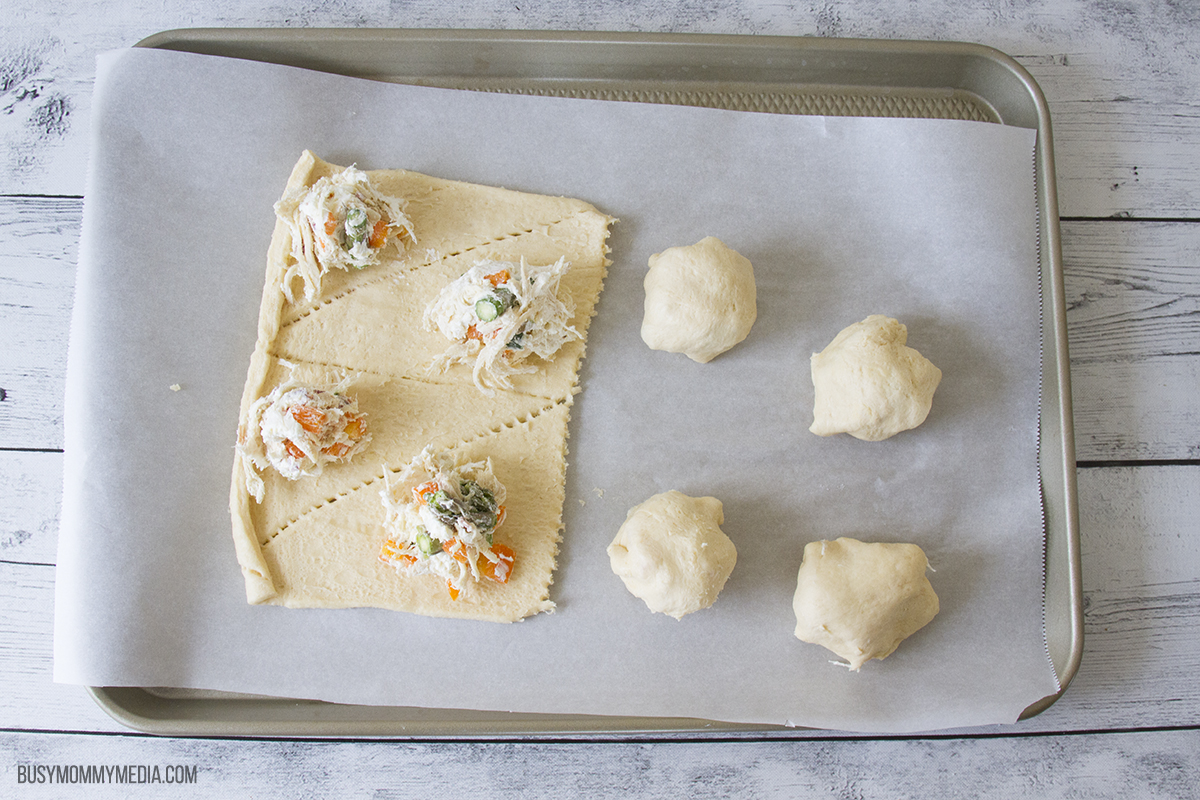 Chicken Asparagus Crescent Pockets