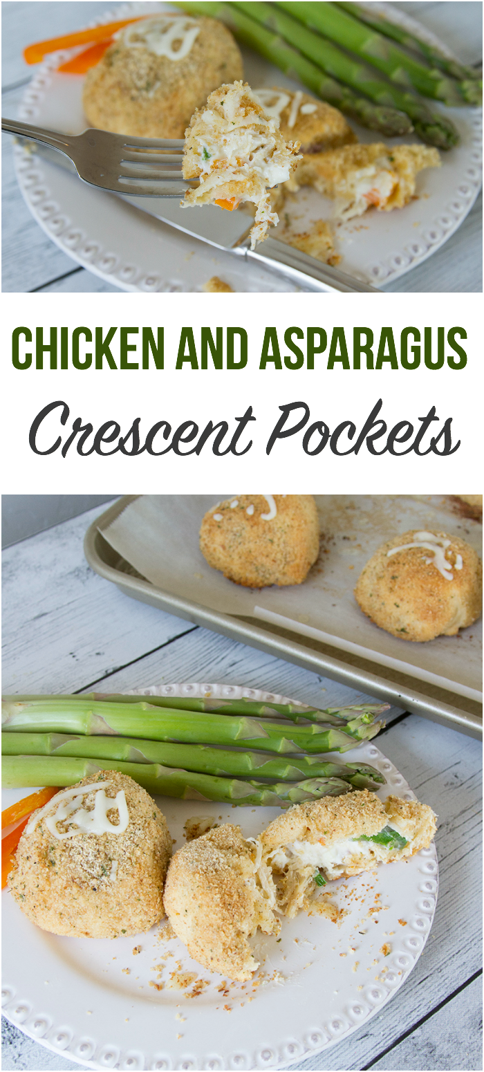 Chicken and Asparagus Crescent Pockets