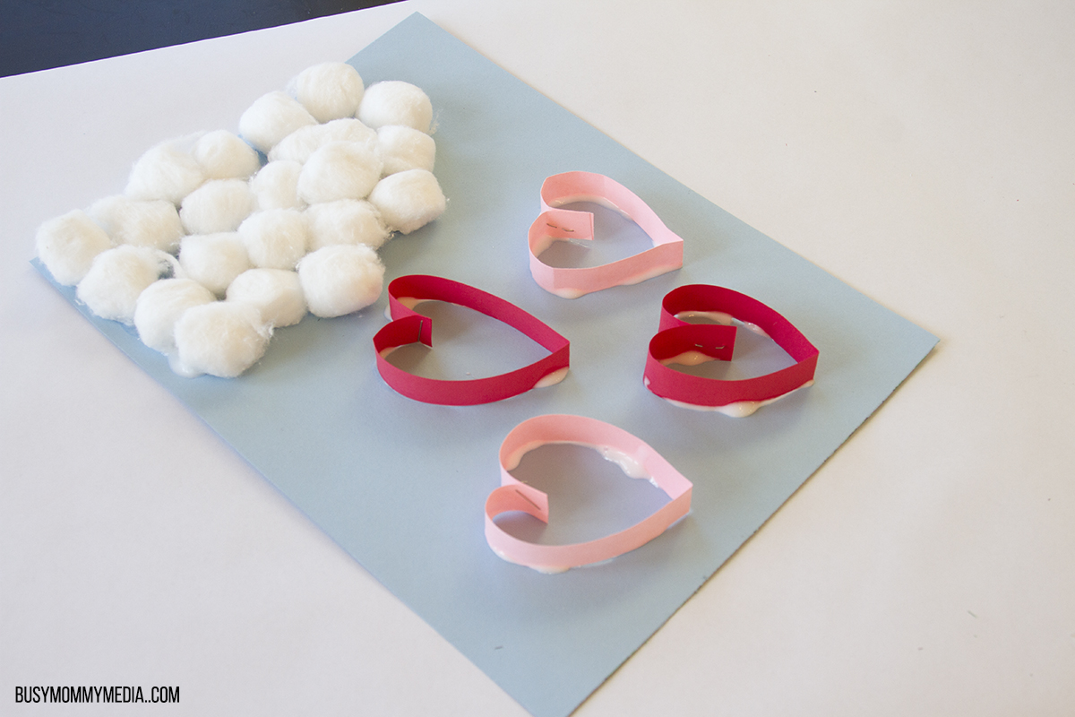 Raining Hearts Valentine's Day Craft